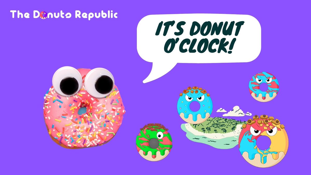 AnbroNFT's tweet photo. 🚨 #NFTGiveaway🚨

🎁 50 Available NFT

To enter
1⃣ ❤️ &amp; Retweet
2⃣ Follow @donuts_republic
3⃣ Join discord：https://t.co/tBdeErii6s to get whitelist !

⏰ Ends 24h

💥You will get a chance to  win a free Donut the 5th of January! Hurry Up!

#NFTdrop #NFTgiveaways #NFTs #Giveaway https://t.co/NkSkzzlUP4