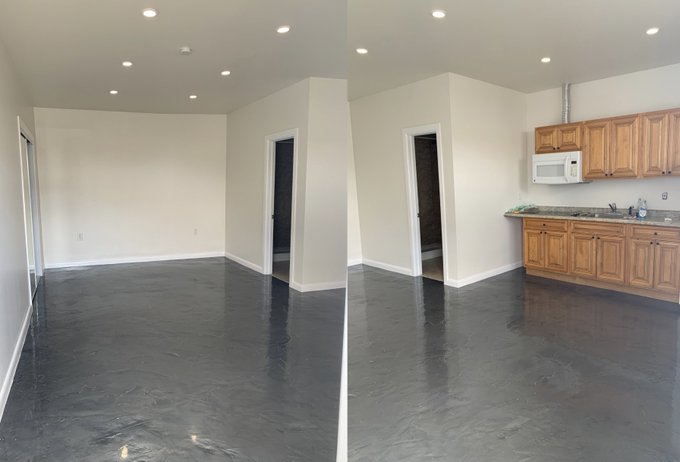 Before and After I gave this studio my own personal touch.🕊 https://t.co/L5RX1TDYf6