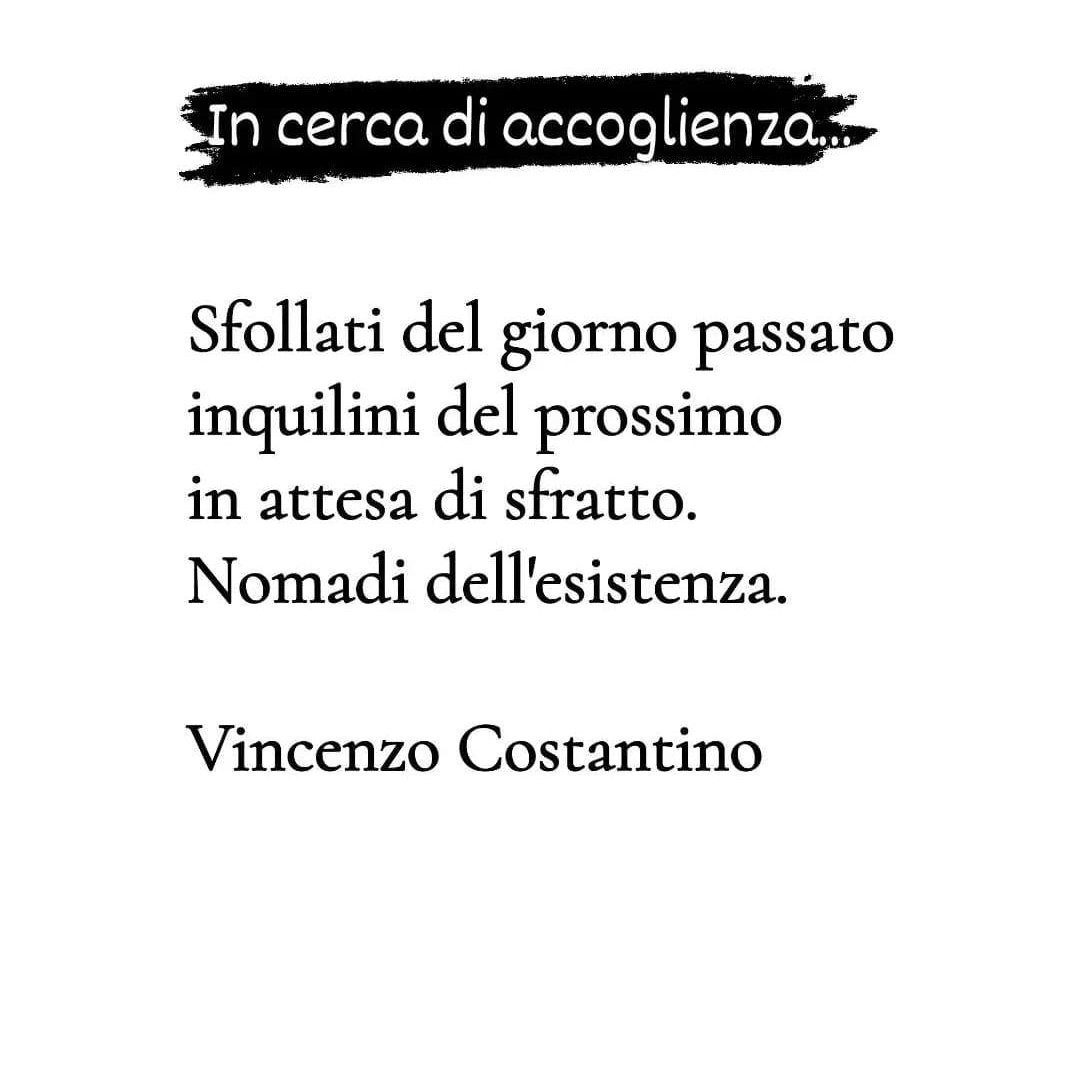 MariangelaBisco's tweet photo. #InCercaDiAccoglienza #VincenzoCostantino #Cinaski @VinceCostant @Poesiaitalia #NomadiDellEsistenza https://t.co/WJGFDyChj0