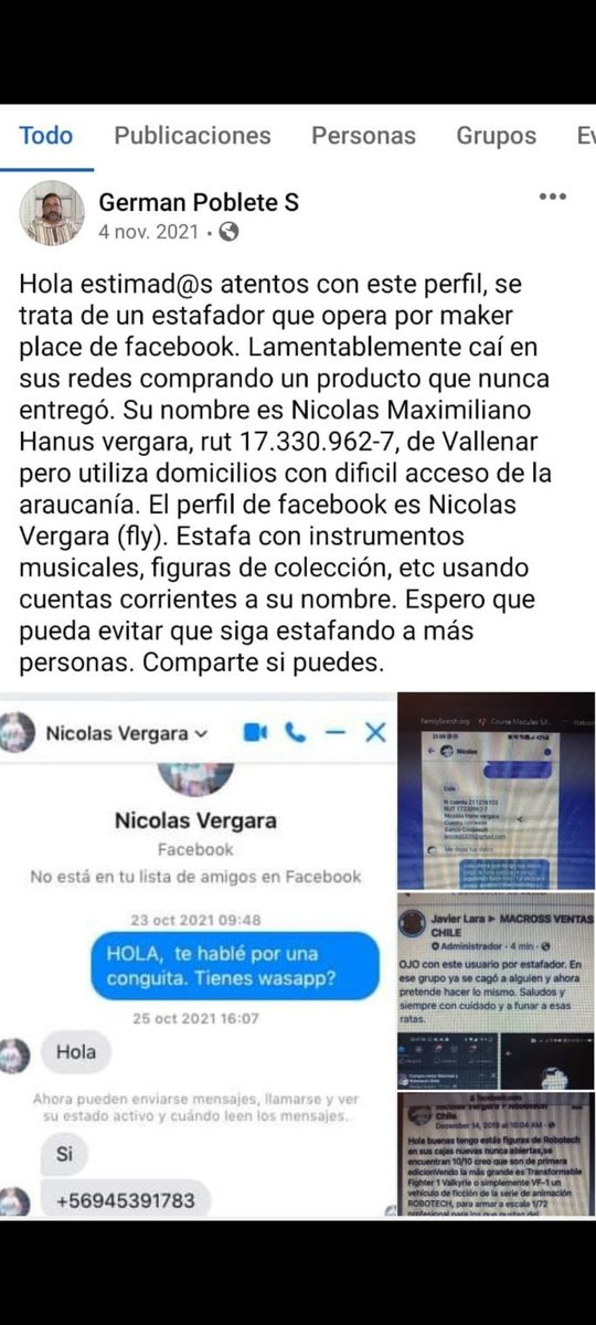 fchehadeo's tweet photo. @treintonarocket @dark007123 Tengo todo el respaldo necesario (venta, sus audios, promesa de entrega nunca cumplica y comprobantes) y no soy solo yo. Esto ya es masivo...hay muchas personas que han caído con él. https://t.co/JFo72VgtAV