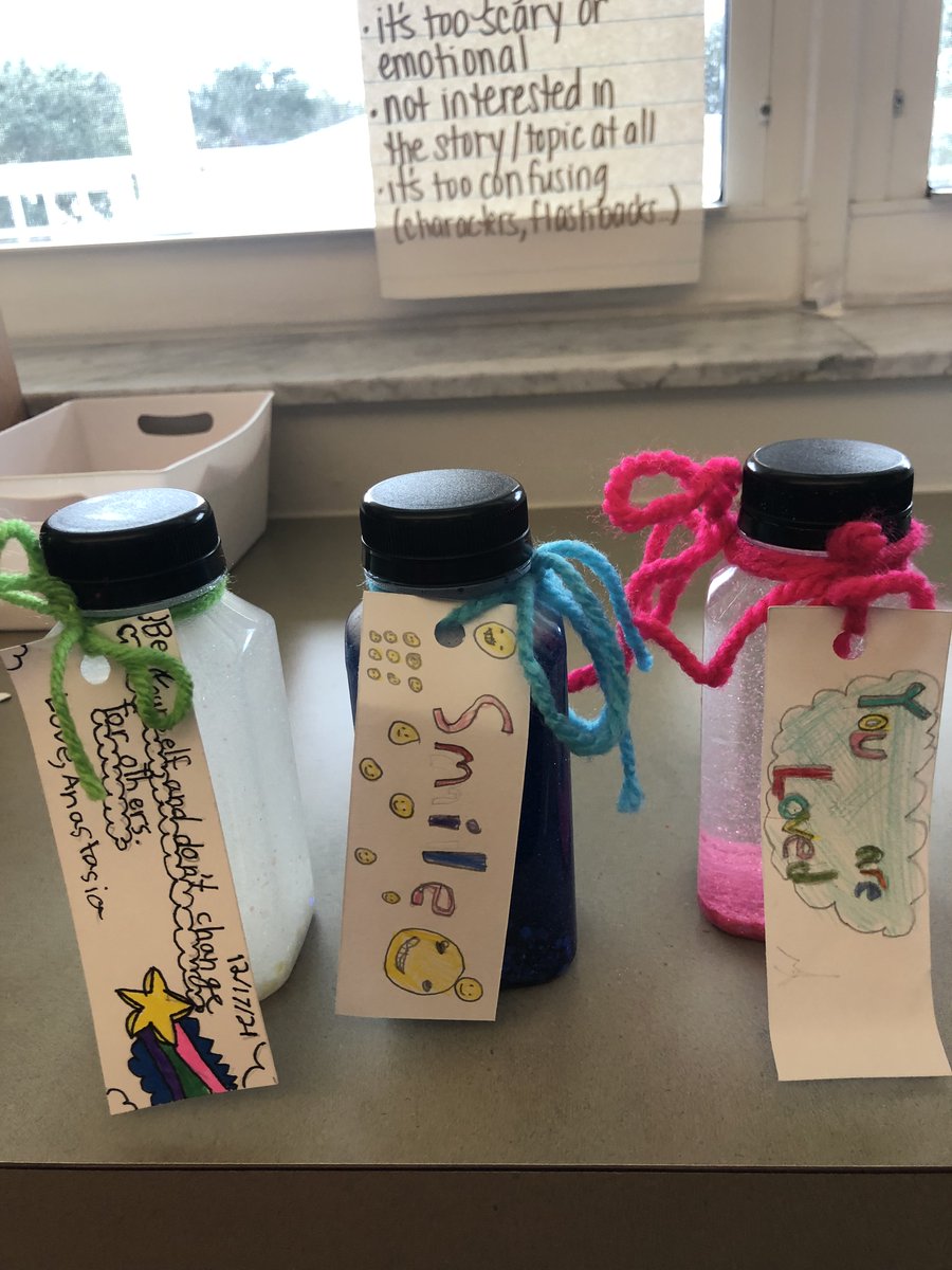 PC_Purpose's tweet photo. Fourth graders celebrated the holidays with their classmates by creating "glitter calming bottles" for children at @JDCHospital.  Wishing everyone a Happy &amp; Healthy New Year!  #PCGrade4 #PCService #caringaboutothers https://t.co/vluWuVEGHN