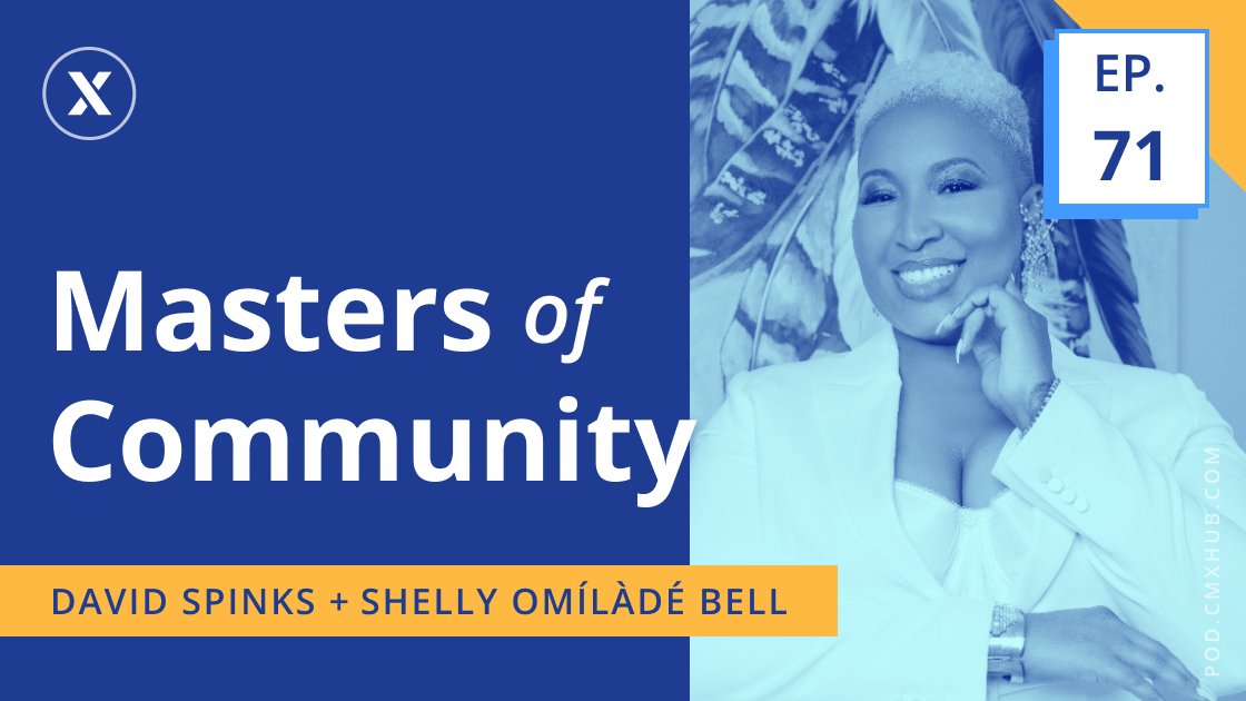 CMX's tweet photo. Our #MastersOfCommunity final guest of the year was @theworldofomi, Founder & CEO of @BGirlVentures!
Bell shares how to:
✏️Grow & Engage a Community
✏️Drive Value for Your Community
✏️Build Social Capital
Learn how to build & sustain a community here!👉https://t.co/QnQiFQXeu7 https://t.co/8xv0tVJXl6