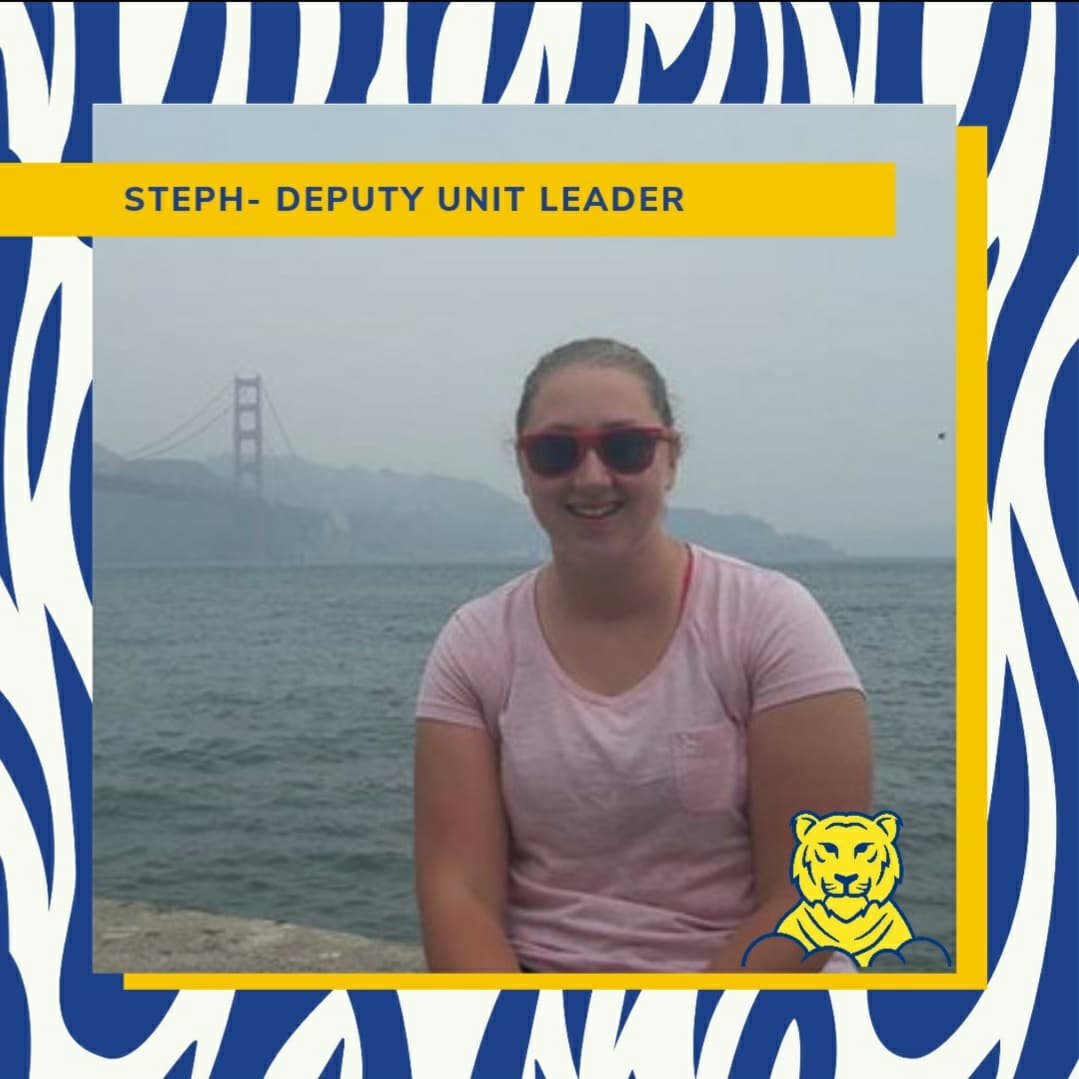 GLSE_WSJ's tweet photo. As we prepare to launch Unit 34, it's time to meet our amazing leaders! Drum roll please... 🥁🥁

Next up is our Deputy Unit Leader Steph!

#unit34 #25wsj #wsjkorea2023 #scouts #ukcontingent #dreamwild https://t.co/leUr108LLK