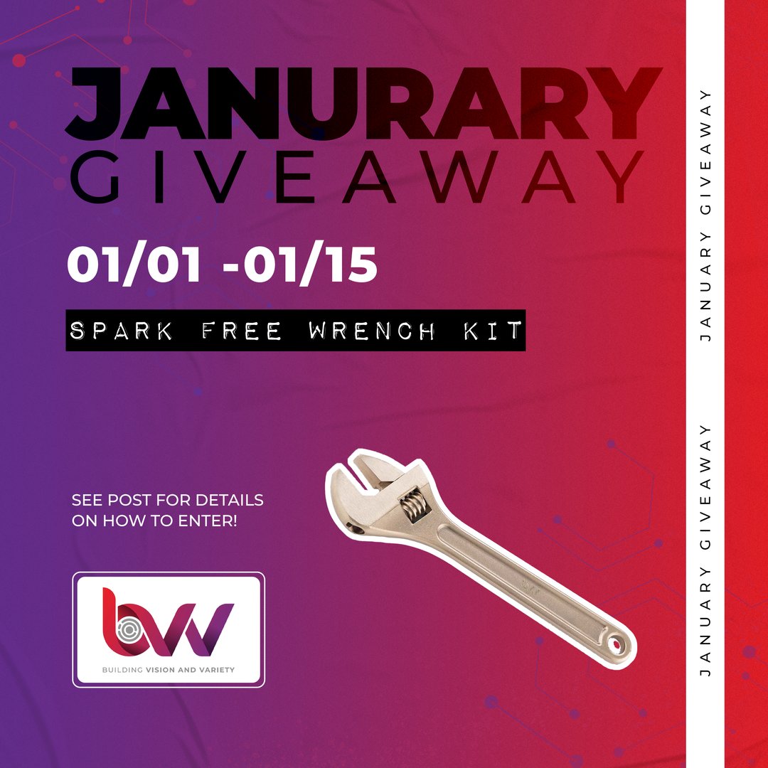 shopBVV's tweet photo. Start 2022 off with a win—we're giving away a BVV Spark Free Wrench Kit to one lucky winner!

Follow the instructions below to enter:
👉 Follow @shopbvv on Instagram
👉 Like the giveaway post
👉 Leave a comment on the giveaway post

The winner will be announced on the 16th! https://t.co/hJKNIeCL0Z