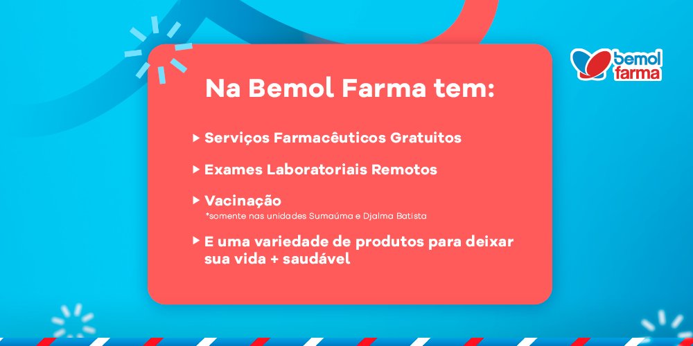 BemolFarma's tweet photo. Para esse novo ano, que tal começar priorizando sua saúde?
#bemolfarma #vidasaudavel #saude https://t.co/jTy5YlejTE