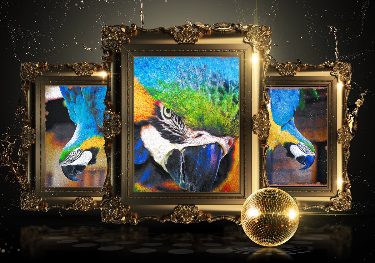 Metapaintings's tweet photo. Coming soon. The Parrot Collection. Beautifully rendered in 25 + MP
#Metaverse #metapaintings #NFTartist https://t.co/TKrwt3BQuc