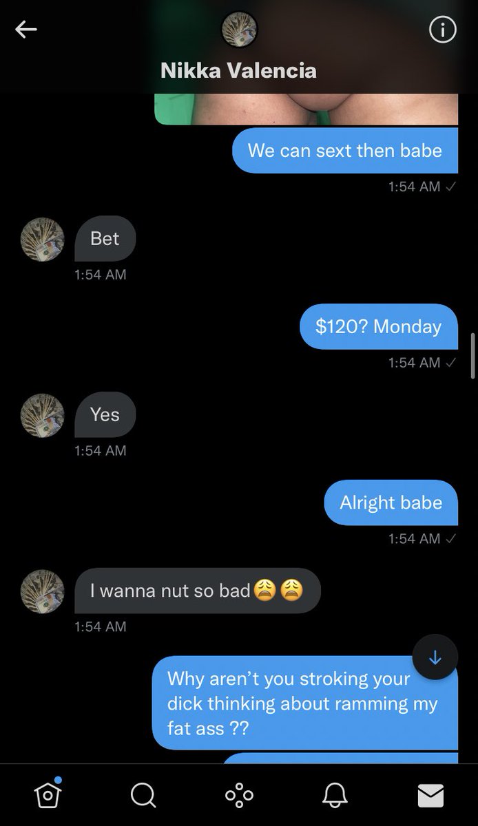 NattyWitaFatty0's tweet photo. Everyone!!! , go report @NicoVal07212674 , he scammed me , told me he would pay monday (today) and blocked me . Sellers please report this fake buyer #SellingContent #buyingcontent #sellers #nsfw #report https://t.co/nNYsPMFcjt