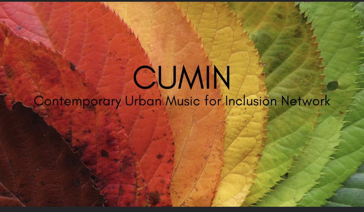 PamBurnard's tweet photo. CUMIN is a new AHRC-funded network designed to explore the barriers to social and educational recognition of contemporary urban musics of various kinds (hip hop, EDM, grime, house, techno and so forth) and the benefits which can arise from its inclusion in multiple contexts. https://t.co/4puPfFGedF