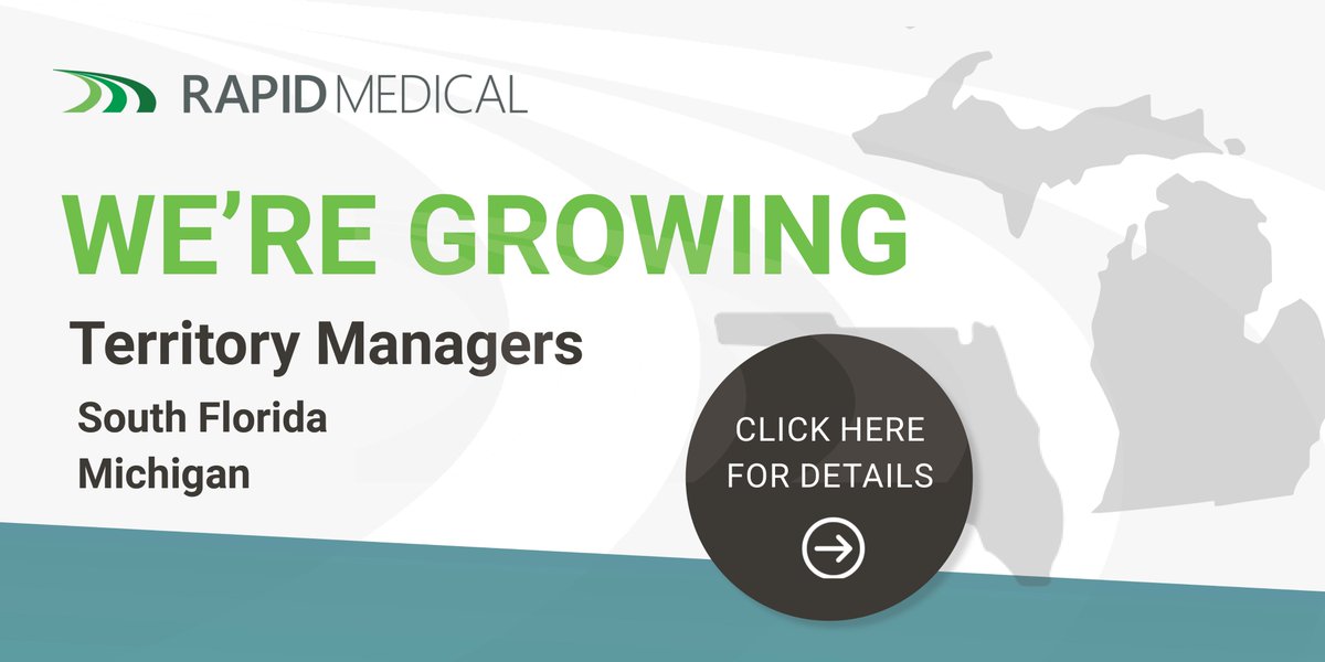 Are you a goal-oriented, dynamic sales leader who is passionate about #neurovascularcare? We’re looking for 2 U.S. Territory Managers based out of South Florida and Michigan. Join our growing team as we expand our commercial efforts across the U.S. rapid-medical-us.com/territory-mana…