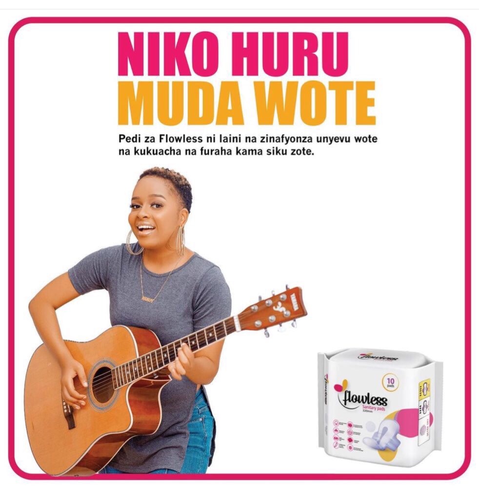 MiriamMkanaka's tweet photo. Peds zetu ni laini na zinakufanya uwe huru kila wakati zinapatikana kila kona kwa shilingi elfu tatu #FlowlessPads https://t.co/yRg3l8dqsu