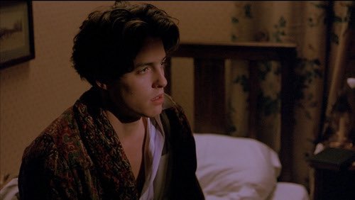 thinking about hugh grant in maurice (1987)