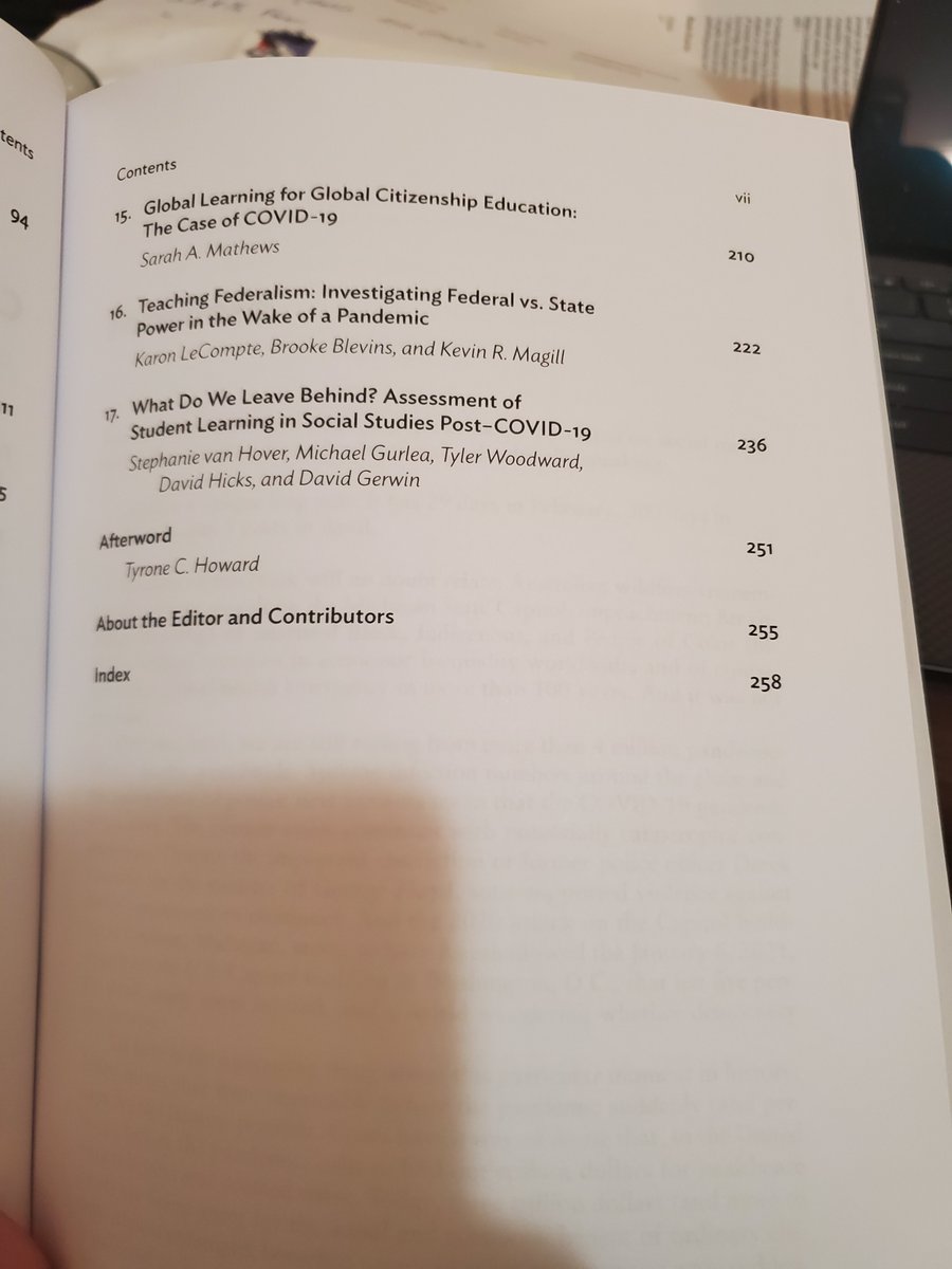 Post-Pandemic Social Studies is published! Foreword <a href="/joelwestheimer/">Joel Westheimer</a> &amp; afterword <a href="/TyroneCHoward/">Tyrone Howard</a>. Chapters by <a href="/DrAn2021/">Dr. Sohyun An 안소현</a> <a href="/brookeblevins/">Brooke Blevins</a> <a href="/lisabbuchanan/">Lisa Buchanan</a> <a href="/RebeccaCChrist/">Becky Christ</a> <a href="/CCcivics/">Christopher Clark</a> <a href="/DrKristenDuncan/">Dr. Kristen Duncan</a> <a href="/falkneac/">Anna Falkner</a> <a href="/markhelmsing/">Mark Helmsing</a> <a href="/ProfessorKP/">Katherina Payne</a> @NaseemRdz @DrEvilAcademic @brettonvarga &amp; more!
