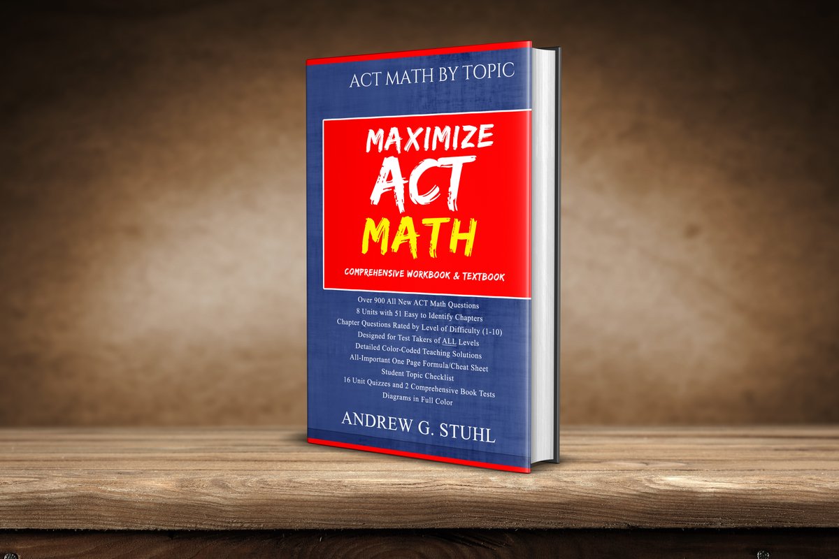 SatPrepmaster's tweet photo. Do You Want to Maximize Your ACT Math Score Gauranteed? Available on Amazon @NBCAO @NBPSEagles @myprepacademy @NBParentAssoc @MagicCorner2019 @EliseEcoff 
#actmath #actprep https://t.co/dLxZwCd7aB
