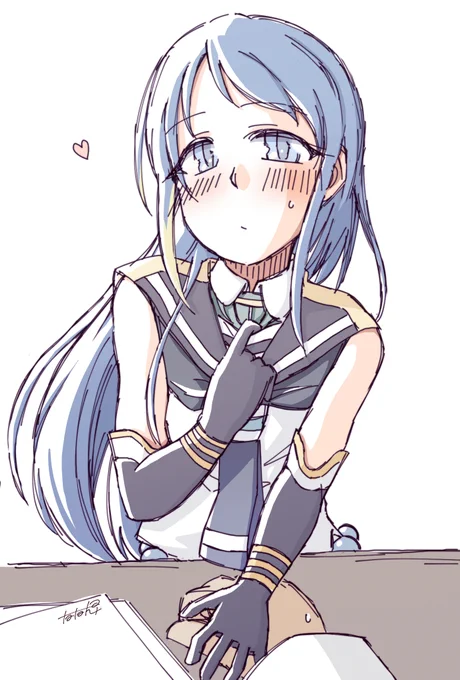 さみちゃん制服の襟んとこどうなってんのって訊いたら直接確かめていいですよって言いながら手ウッ 