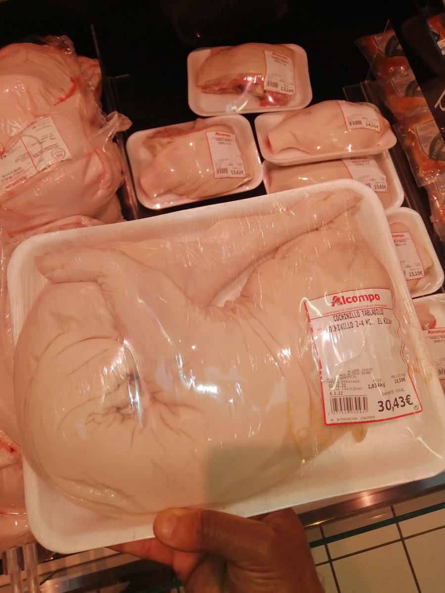 CubaBella13's tweet photo. ¿En qué país es normal comer estos cerditos recién nacidos? Es la primera vez que lo veo. https://t.co/NK4CKKdYdp