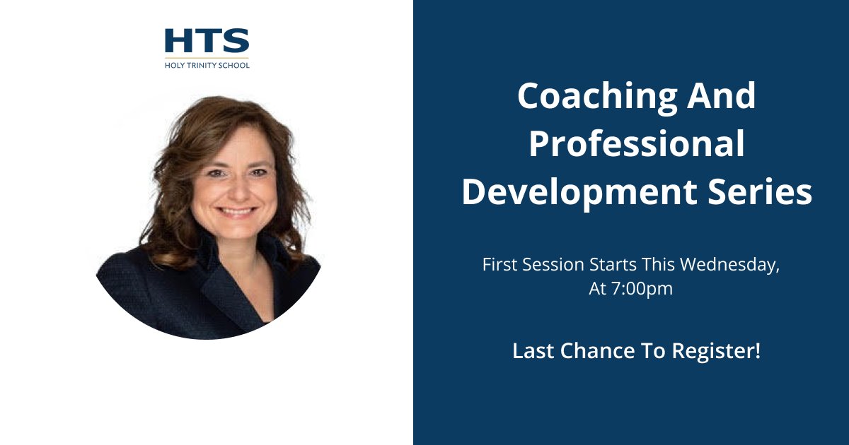 HTSRichmondHill's tweet photo. Hey Alumni! Are you as excited for our upcoming coaching and professional development series with @Sandra_Herbst as we are? There’s still time to sign up! https://t.co/f5DHfwSHR6
#HTSLeadersInLearning #HTSHawkPride #HTSAlumni https://t.co/Yz0YvwHsjn