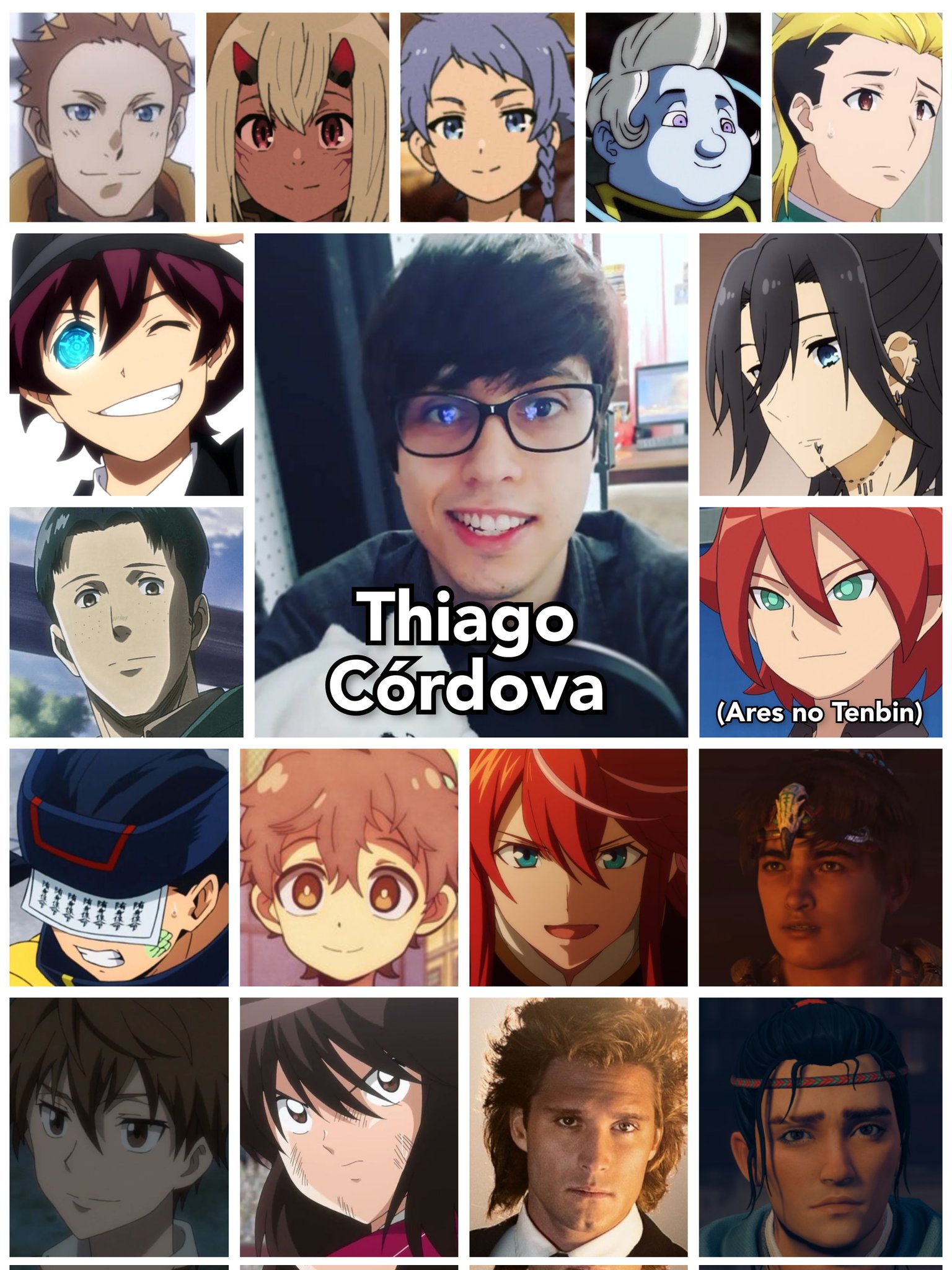 Personagens Com os Mesmos Dubladores! on X: Mais um talento que se revelou  recentemente, Thiago Córdova tá tendo um currículo excelente que só vai  crescendo! Thiago é conhecido por dublar o Izumi