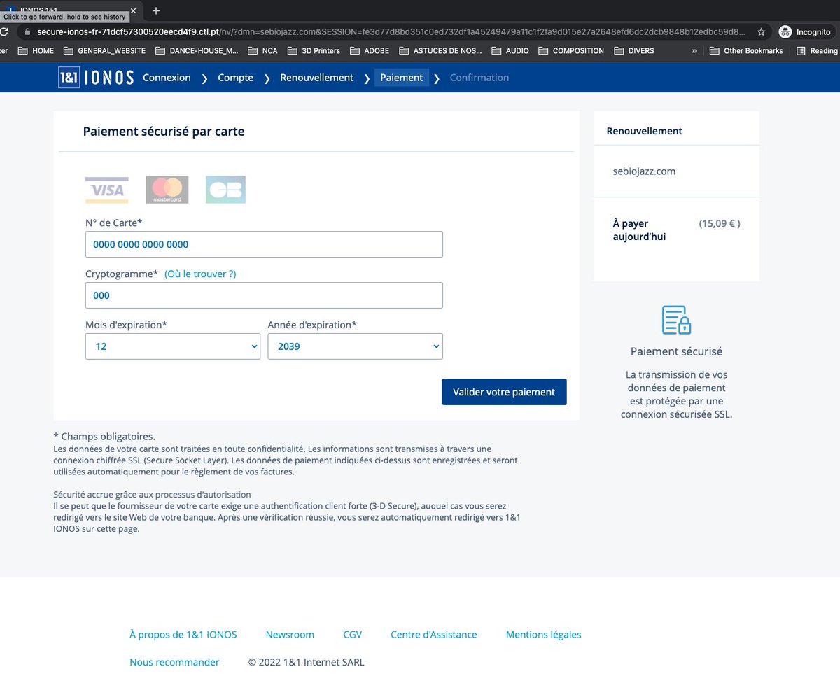 sebiojazz's tweet image. Be Careful with fake mail @ionos_fr sent from
mail1@petalosaranjuez.com !!! you have to be suspicious ! Don't forget to clearly identify if it's the real domain name when you try to go there or type directly the URL of ionos without click !#Phishing @IONOS_help_FR