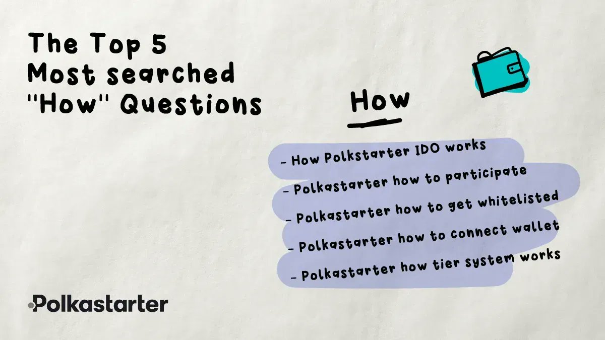 polkastarter's tweet photo. Top 5 #HOW Questions Asked about #Polkastarter in 2021 (… And Their Answers) 

RT to invite your friends to join us! ❤
Leave your unanswered burning questions below. We're all ears. 🤗 https://t.co/C7ztvV2hbW