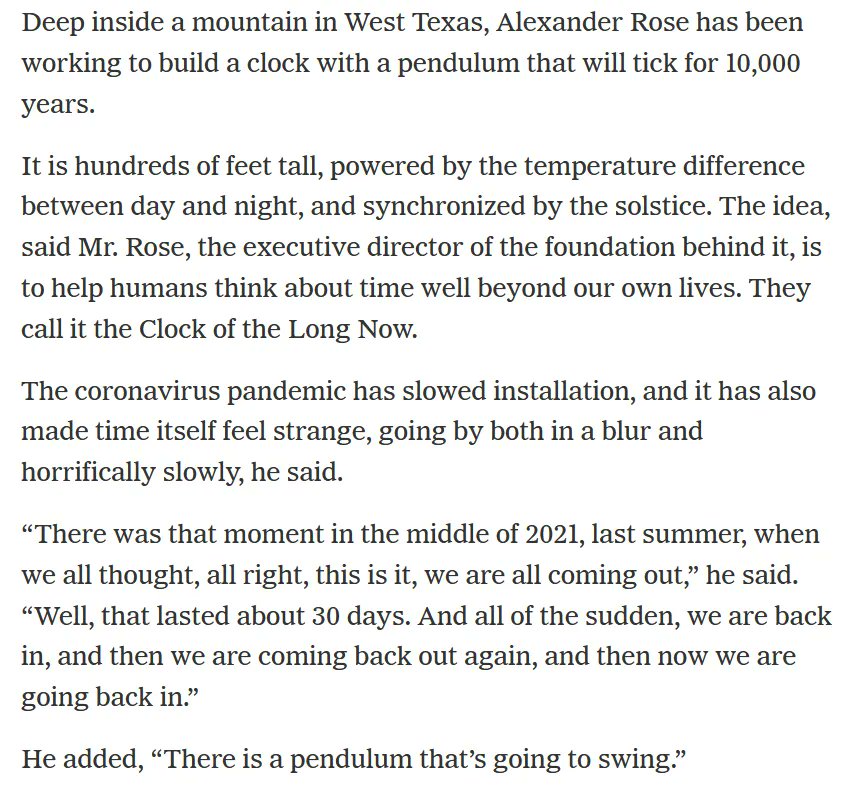 Long Now Foundation tweet media