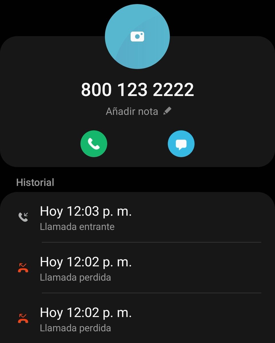 ojkaito1's tweet photo. @TELMEXSoluciona Hola, aún no queda el tema, hoy me marcaron 3 veces de la linea 800 y al contestar se cortaba la llamada de inmediato https://t.co/RcRrpCAiF2