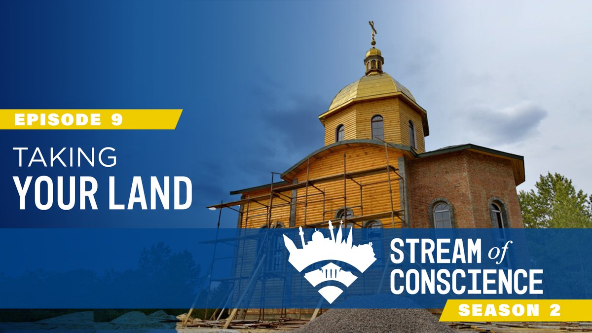 becketfund's tweet photo. Start off the new year with a new episode of the #StreamOfConscience podcast and dive into the story of a case about eminent domain, the Takings Clause, property rights, and court access. Where does religious liberty come in? Listen to "Taking Your Land": https://t.co/uSr8WgKsyu https://t.co/XhSiR36vCR