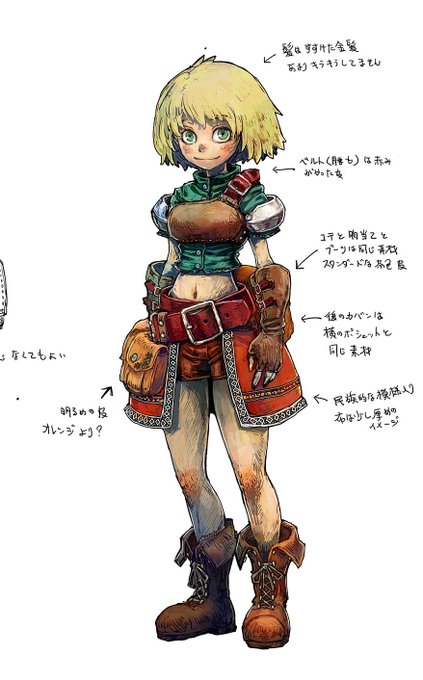 そろそろ終わりかなー。
発掘絵第9弾。
何かのベースキャラ設定だった気がする。 