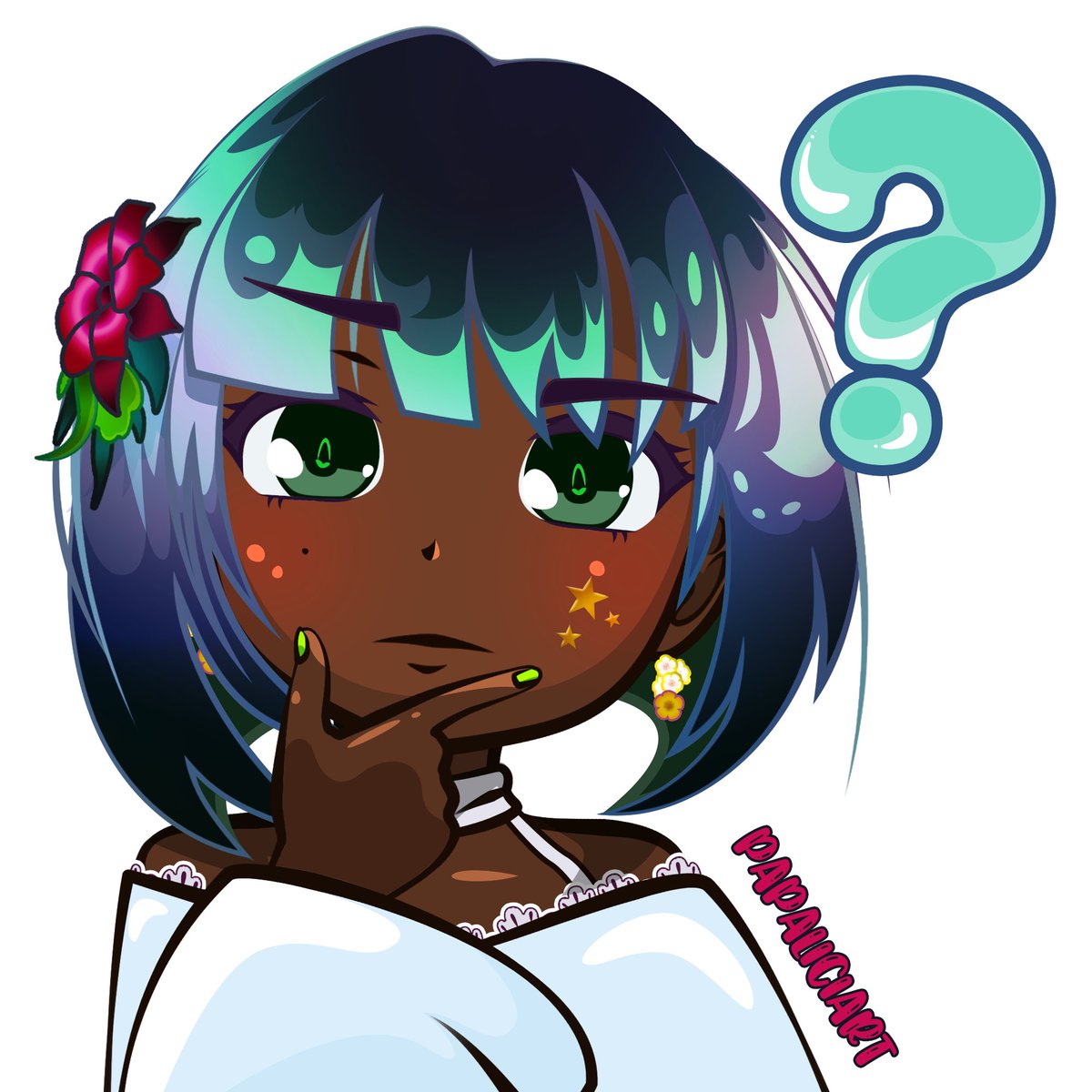 papalicia's tweet photo. Got some emote action in today..recovering very nicely from my #2020Won poop-mode-sickness. Just a little cough though. Ended up finalizing the current emote and changing the skin tone of the old one! Lemme know what you think <3!
#art #Emote #digitalart #TwitchAffilate https://t.co/RswpZExLGu