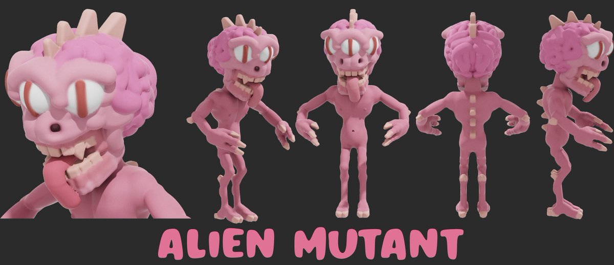 AlexMea40371747's tweet photo. Mutant Alien.
This vacations I took a rest of voxel art and started using Magica CSG, I will soon translate this to the The sandbox :) 👾🛸👽

 #magicavoxel #3dart #DigitalArtist #3DCG #thesandbox #nfts #NFTartist  #VoxEditWeekly https://t.co/GYcSGWtkXv