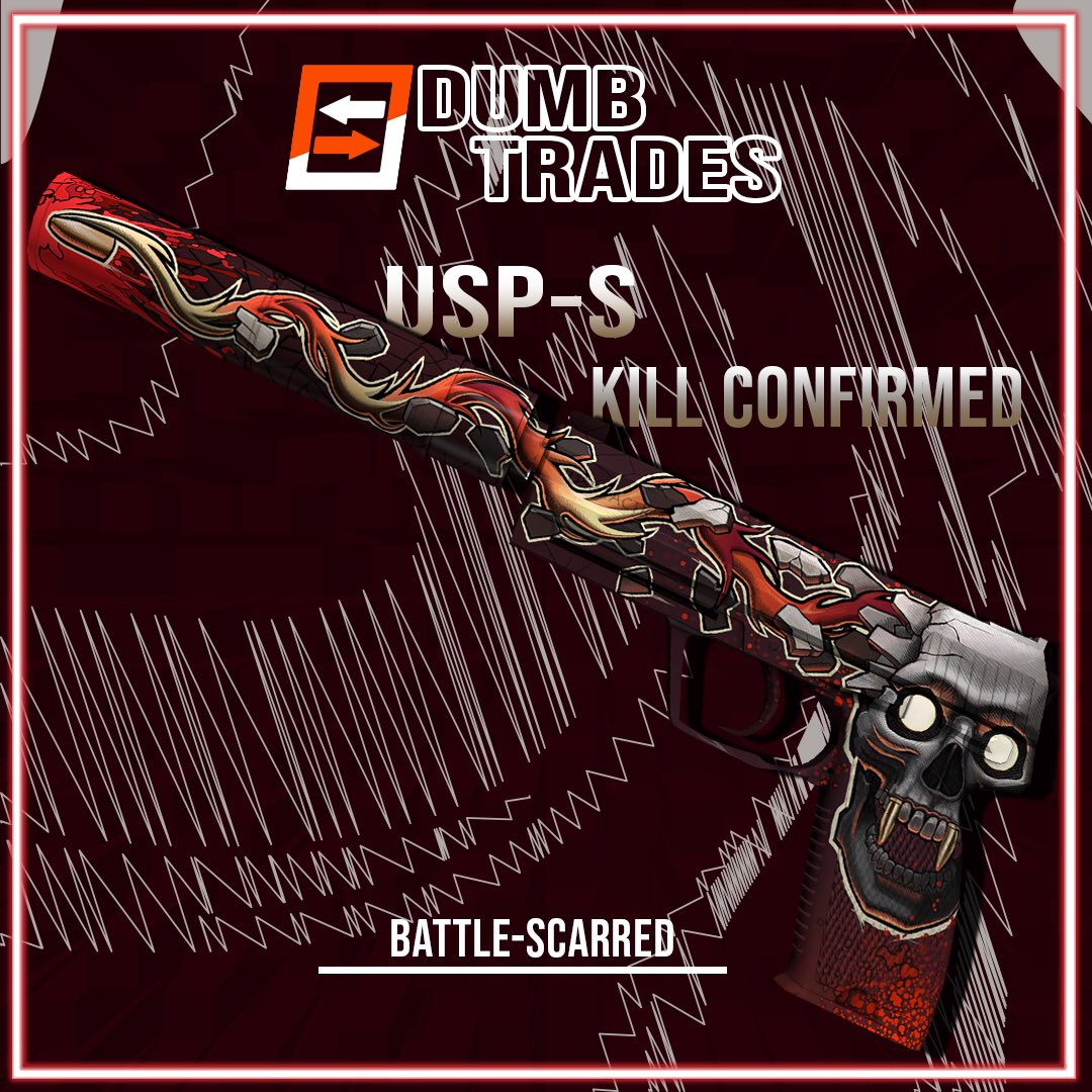 DumbTradesCS's tweet image. ❌Giveaway❌ 
With my team @TeamDumbTrades I raffle a:

USP Kill Confirmed in BS

what you have to do for it:
⭕️ RT
⭕️ Follow @TeamDumbTrades &amp;amp; @DumbTradesCS 
⭕️Tag 2 Friends

Draw: 15.01.2022