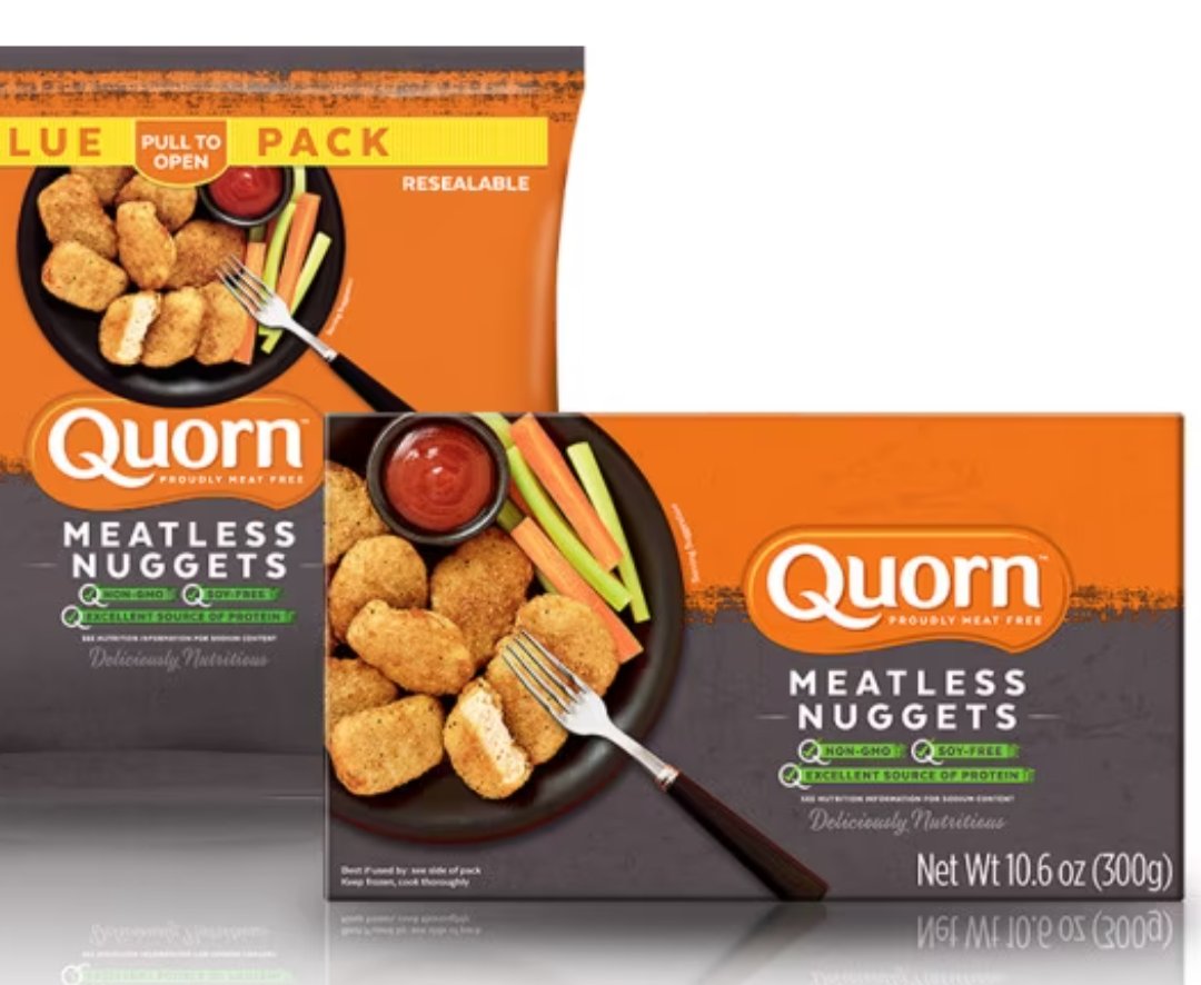 Ohokalright's tweet photo. @hasanthehun I don't see anyone talking about Quorn. Their nuggets are so good I can't even tell they aren't chicken. https://t.co/vBAblgS6Tp