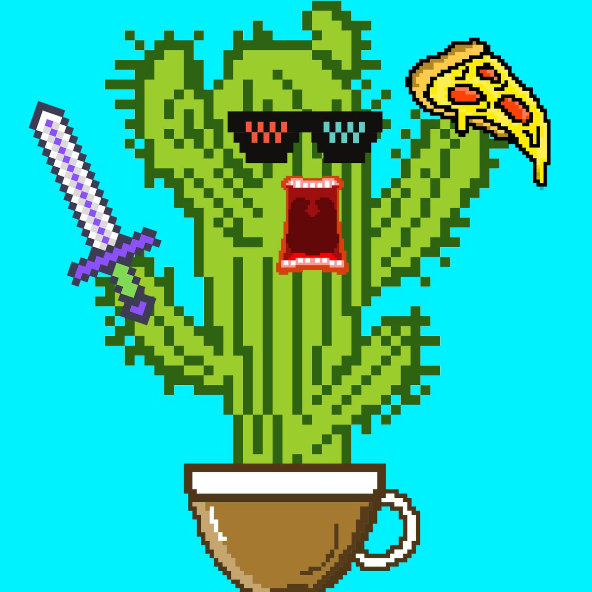MetaItalyNFT's tweet photo. Watching some 3D movie with a purple sword, a big cup of tea…and obviously a slice of pizza🌵❤️🍕

#NFTCommmunity #NFTs #NFTitalia https://t.co/vJVeSqmqtl