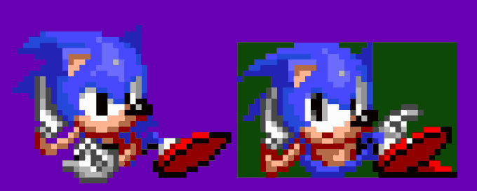 AudioReam on X: I did a Sonic 1 Version of one of Sonic's Sprites