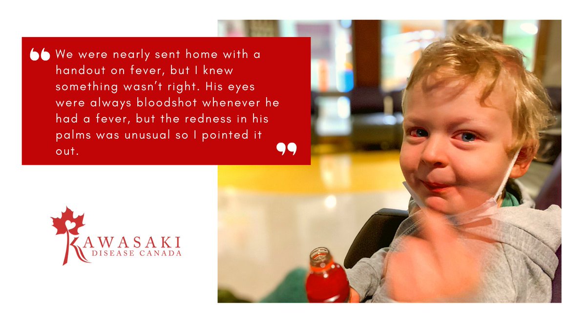 Sharing our first Kawasaki disease story of 2022.  Three months into the COVID-19 pandemic, 4-year-old Andrew spiked a fever. Despite a clinical diagnosis of COVID-19, his mother, Chelsea, “knew something wasn’t right” and took him to the ER. Full story: buff.ly/3sPN6d7