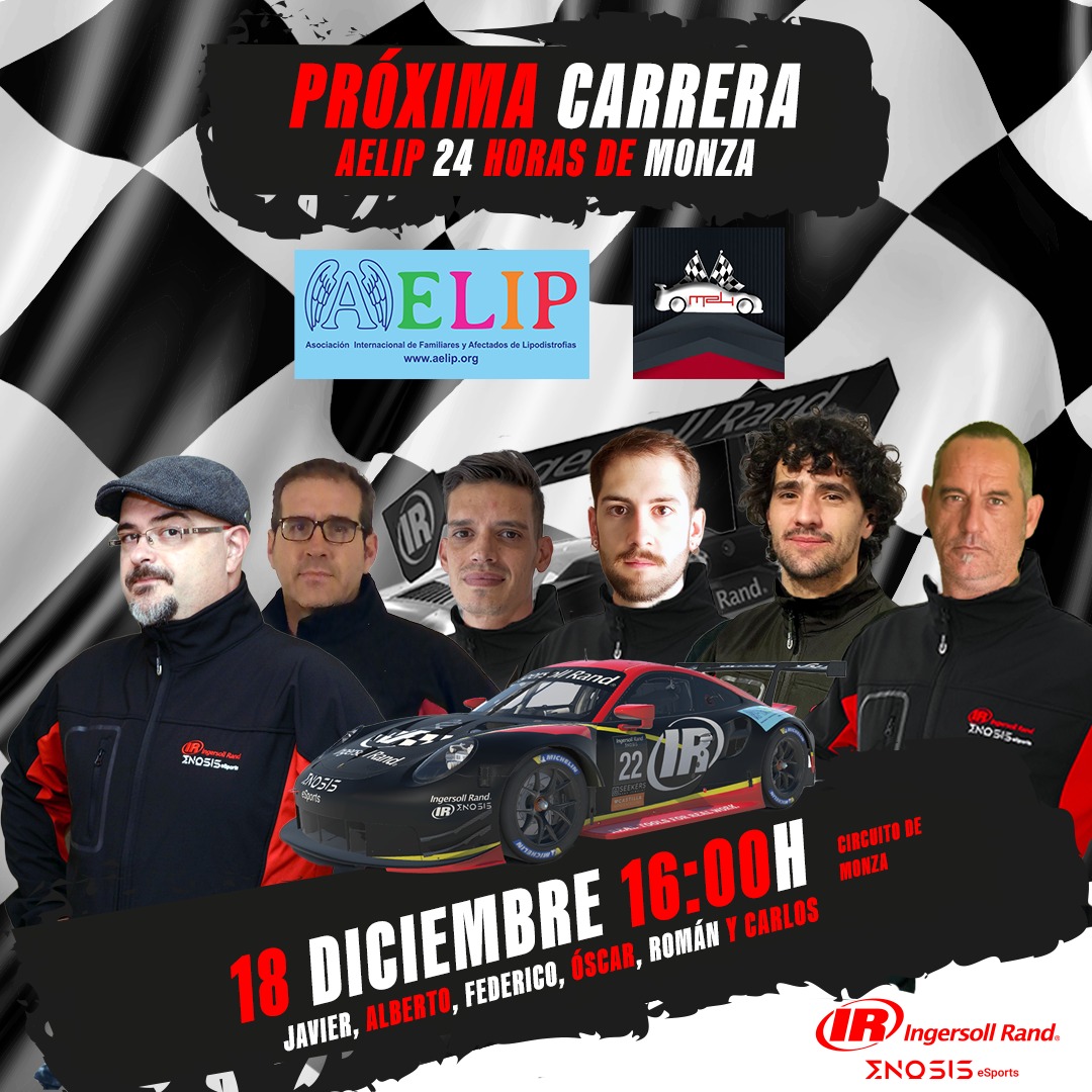 e_enosis's tweet photo. Gracias a los buenos resultados de nuestros equipos LMP2 y GTE en las @24hMonza solidarias, hemos donado a @AELIP_  los 75€ del premio conseguido, contribuyendo a la labor solidaria llevada a cabo por esta ONG con l@s afectad@s por lipodistrofias. Orgullosos y solidarios https://t.co/hzubIFFcRC