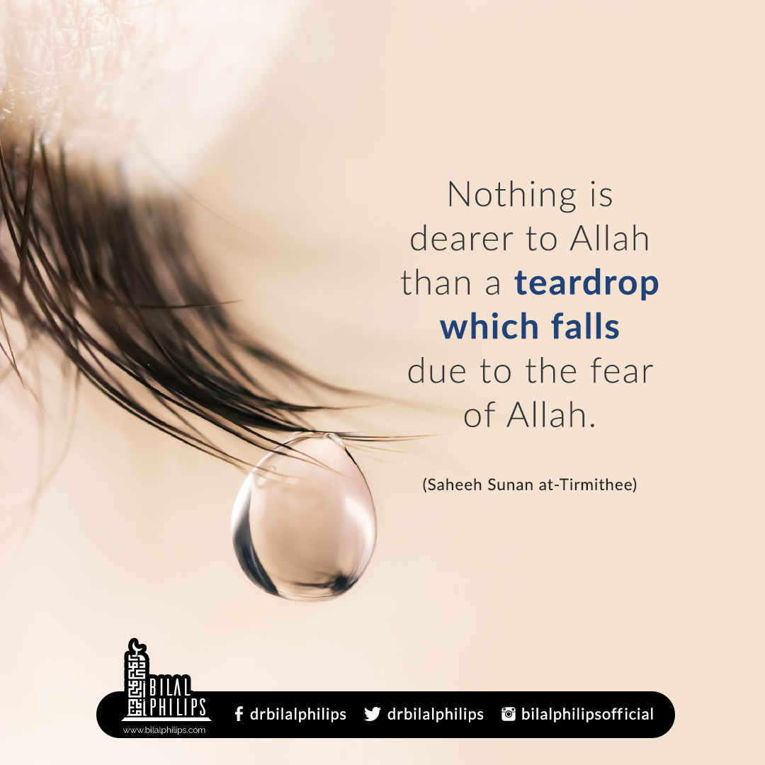 DrBilalPhilips's tweet photo. It’s normal to cry when our heart gets broken.  But do we also cry when we think about Qiyamah (Judgment Day)? Do we cry out of fear of Allah, when we remember His Magnificence and Mercy? https://t.co/LbnmbfojkA