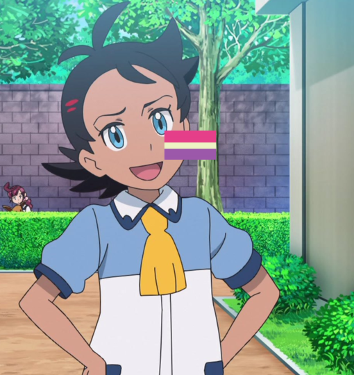 our first affectionately CRINGE bi of the day is goh from pokemon journeys! (implied/coded)