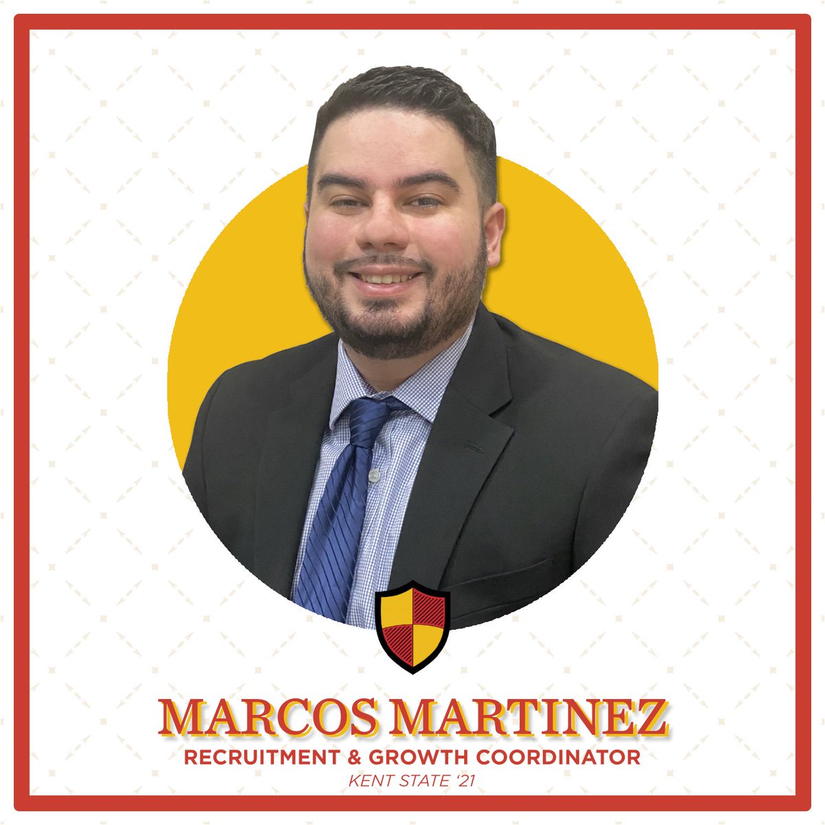 DeltaChiHQ's tweet photo. The #DeltaChi Fraternity and Executive Director Jerod Breit are excited to welcome the additions of Marcos Martinez, Kent State ’21, and Ross Dickneite, Central Missouri ’19, to the International Headquarters staff.  

https://t.co/CWK4gGvvzW https://t.co/05AzzqtZs6