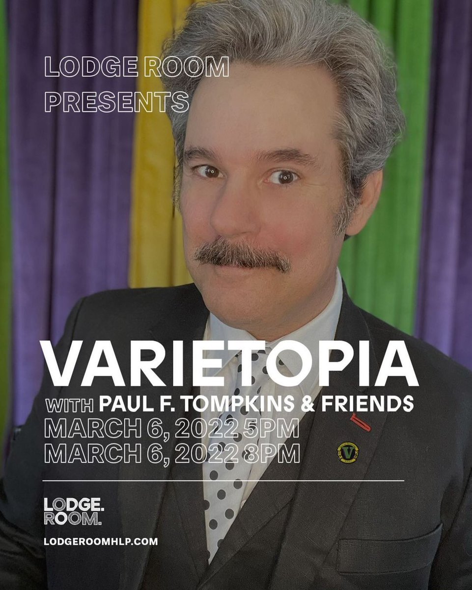 PFTompkins's tweet photo. Well well. My old nemesis O’Micron, “the Napoleon of Contagion,” has postponed my upcoming Varietopia show. The 1/9 show has moved to SUNDAY MARCH 6th at 8pm. And! We’ve added an early show at 5pm! Tix for the early show go on sale this friday at 10AM. [1/2] https://t.co/m3VyTVPsGa