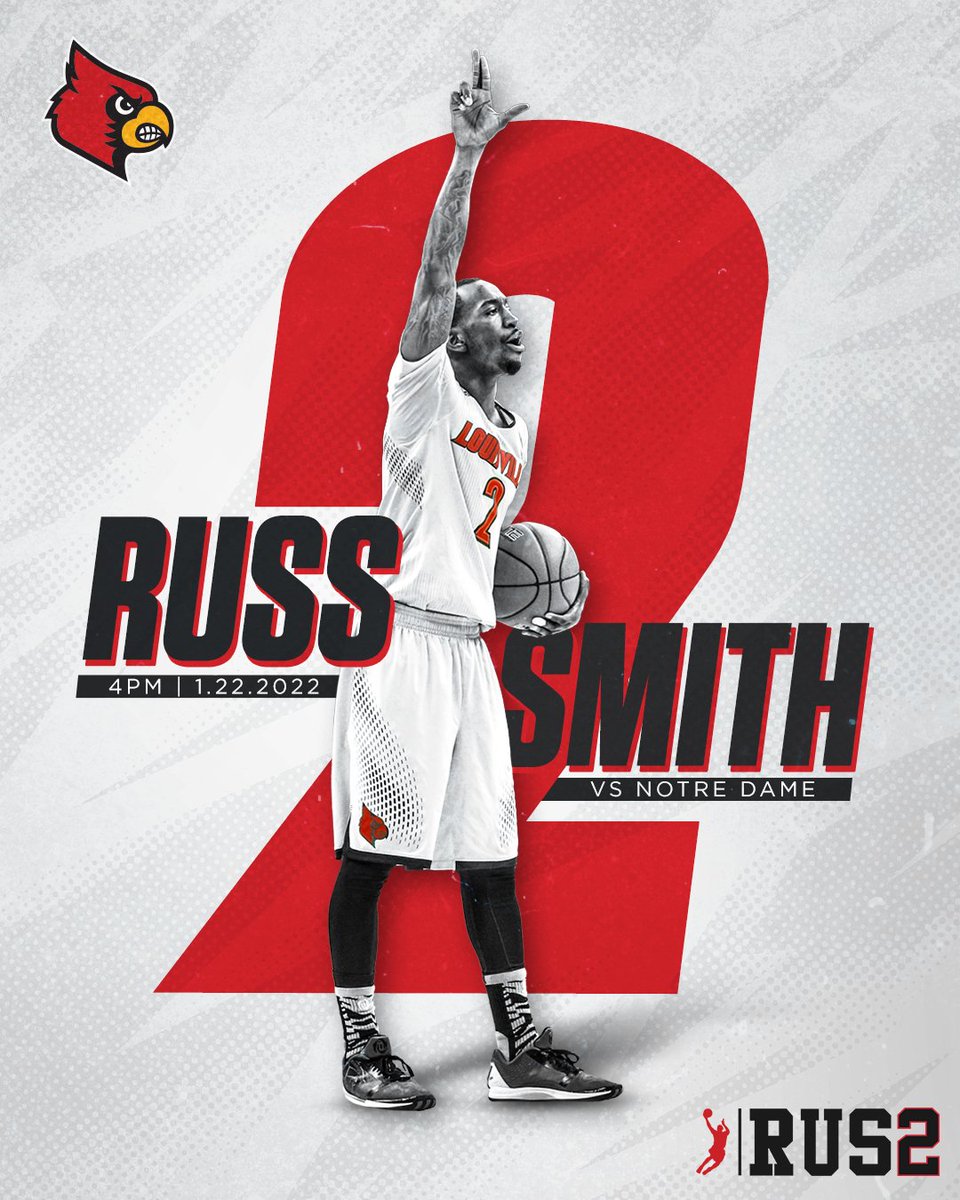 LouisvilleMBB's tweet photo. Retiring #️⃣2️⃣ @Specter_Smit 

https://t.co/ARiXNeOvEv

#RUS2 https://t.co/MCu2O5Piav