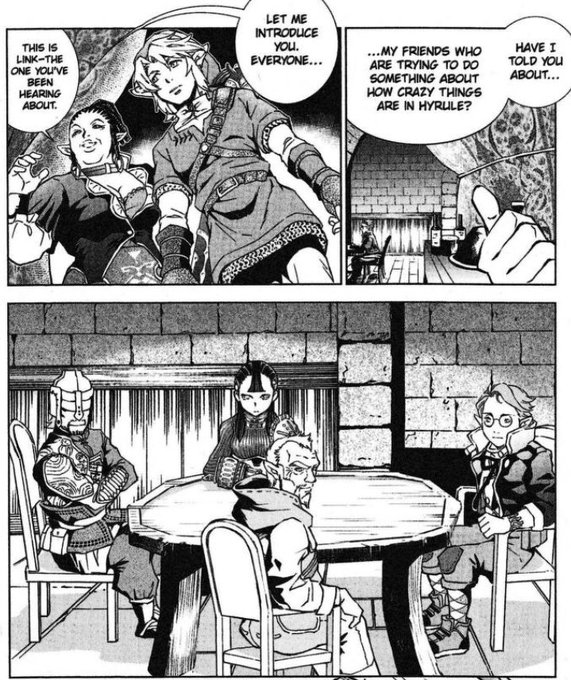 Twilight Princess manga giving the resistance the screen time they deserved and lacked in-game 👌👌 