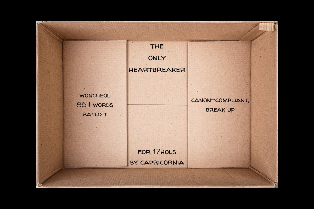 the only heartbreaker
•• seventeen, woncheol
•• 864 words, T, complete
•• for <a href="/17hols/">17hols ✧ 2026?!</a>

🔗 17hols.dreamwidth.org/7664.html?thre…
🔗 archiveofourown.org/works/36189526