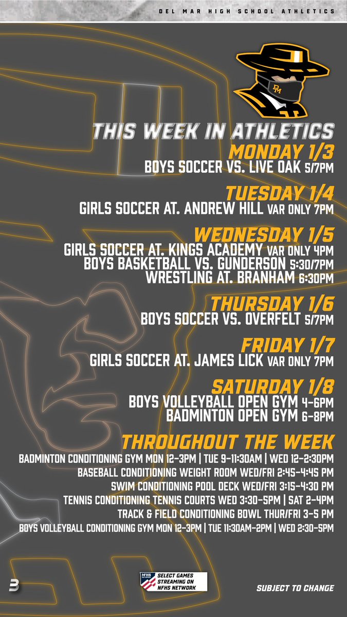 Del Mar (@delmarathletics) on Twitter photo 