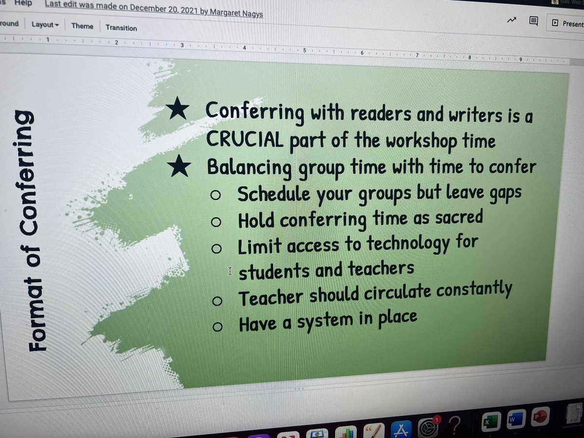 MrsEwing5th's tweet photo. It was SO fun to lead a session today about conferring with my teammate @MrsNagys ! I had a blast and we had so many great teachers in our session! It was so nice to talk about reading workshop! #duallanguage #readingworkshop #readersnotebook #5thgrade #mgwolves #d75learns https://t.co/PKZA3Lgk43