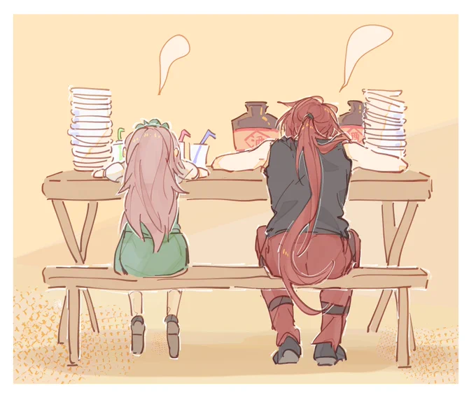 アーロンとユメちゃん 