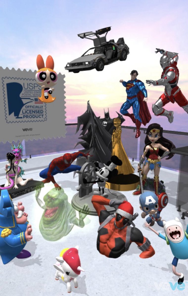 VeVeViral's tweet image. There’s like 21 million and only 7,500 of the first ever Batman, Joker and Harley Quinn 

Oh yeah there’s also Spider-Man, Mickey Mouse and many more 🙌 all on @veve_official