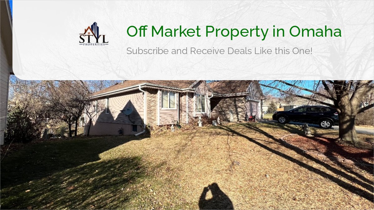 StylProperties's tweet photo. 🏠RE: OFF MARKET PROPERTY ⭐ - https://t.co/EFgzWdpBkC Are you a Cash Buyer in Omaha looking for your next Flip or Rental? Click here to get this deal and Subscribe! https://t.co/p4yhU94vD5