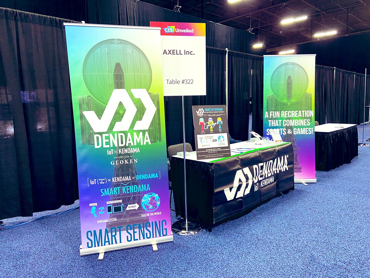 DendamaJP's tweet photo. I came to Unveiled on the eve of the festival!
We are exhibiting DENDAMA at booth number 322.
前夜祭のUnveiledに来ました〜!
ブース322で #DENDAMA 展示してます。
#CES #CES2022 #Unveiled #CES22 https://t.co/bLUJm3pEL7