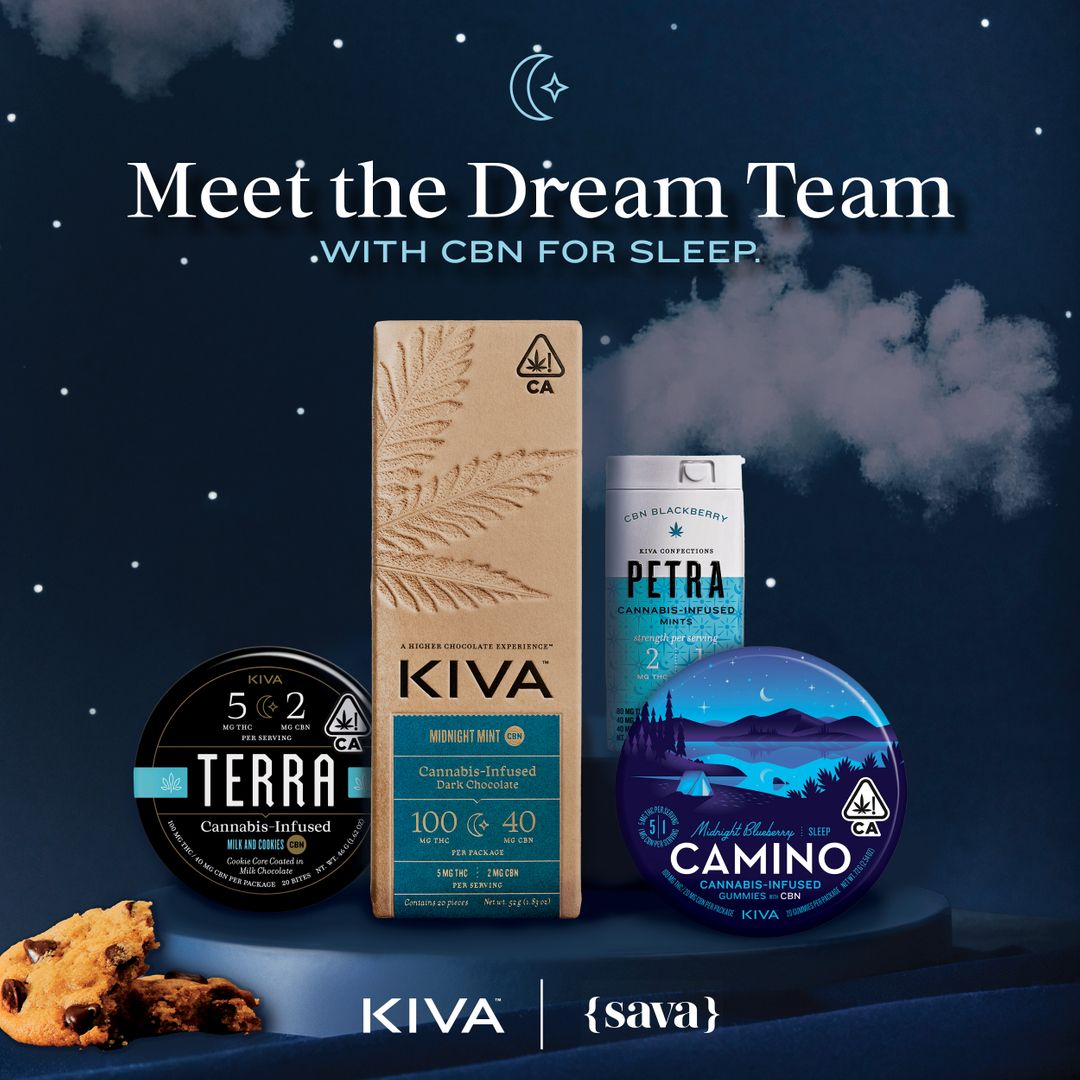 Why CBN? 🌙⠀⠀⠀⠀⠀⠀⠀⠀⠀
There are early indications that CBN promotes restful sleep, especially when combined with THC. Kiva has created a dream team offering of four delicious edibles with unique THC and CBN ratios to provide you a range of options and experiences.