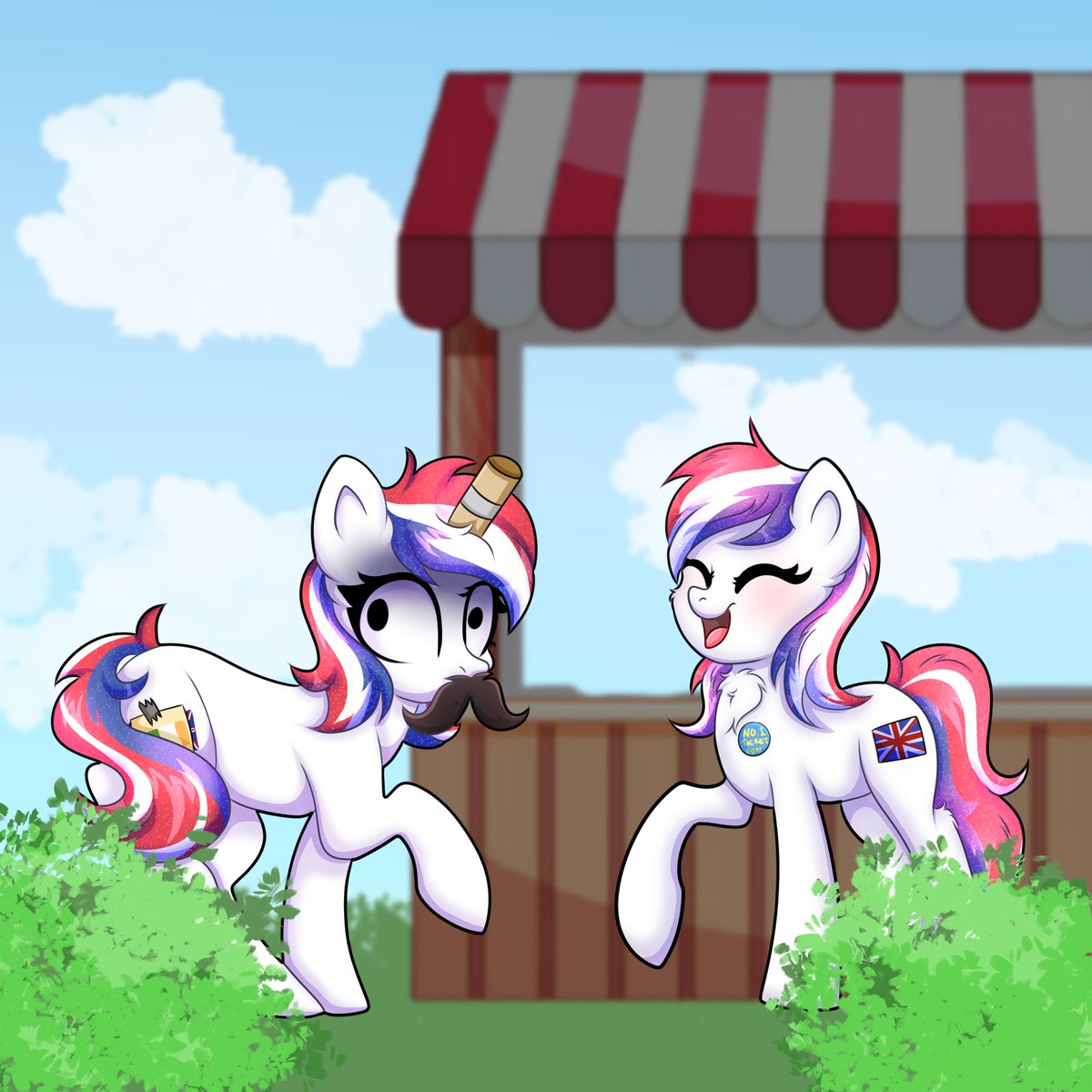 SplashofSweett's tweet photo. @UKPonyCon Don't be suspicious, don't be suspicious 👀 https://t.co/3Q2QYixOIo